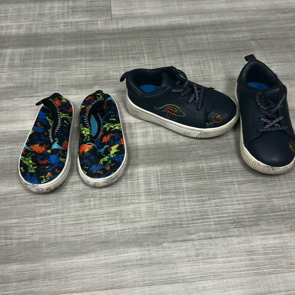 Kids Dinosaur Print Sneakers
